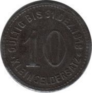 10 Pfennig - Mettmann Wagner and Englert G.M.B.H., Germany,  reverse image