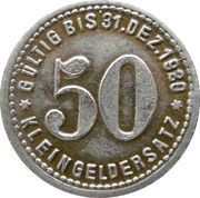 50 Pfennig - Mettmann Wagner and Englert G.M.B.H., Germany,  reverse image
