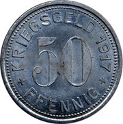 50 Pfennig - Mettmann, Germany, 1917 reverse image
