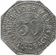 50 Pfennig - Mönchengladbach Gebrüder Meer obverse image