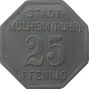 25 Pfennig - Mülheim an der Ruhr obverse image