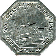 25 Pfennig - Mülheim an der Ruhr, Germany, 1921 reverse image