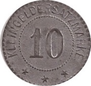10 Pfennig - Bad Neuenahr Wilhelm Broicher, Germany,  reverse image
