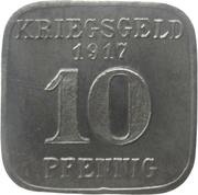10 Pfennig - Neuwied am Rhein, Germany, 1917 reverse image