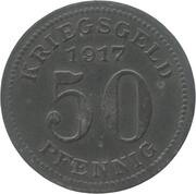 50 Pfennig - Oberhausen, Germany, 1917 reverse image