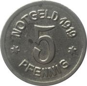5 Pfennig - Oberwesel, Germany, 1919 reverse image