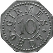 10 Pfennig - Oedt Girmes obverse image