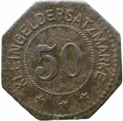 50 Pfennig - Oedt Girmes, Germany,  reverse image