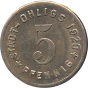 5 Pfennig - Ohligs obverse image