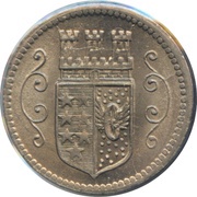 5 Pfennig - Ohligs, Germany, 1920 reverse image