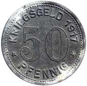 50 Pfennig - Ohligs, Germany, 1917 reverse image