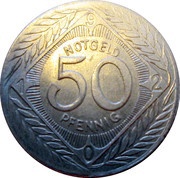 50 Pfennig - Ohligs, Germany, 1920 reverse image