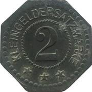 2 Pfennig - Saarburg, Bezirk Trier, Germany,  reverse image
