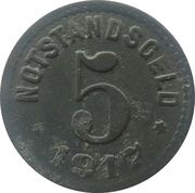 5 Pfennig - Sinzig, Germany, 1917 reverse image
