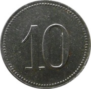 10 Pfennig - Sohren Clements Meinhardt, Germany,  reverse image