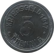 5 Pfennig - Sterkrade, Germany, 1917 reverse image