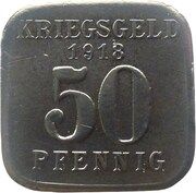50 Pfennig - Sterkrade, Germany, 1918 reverse image
