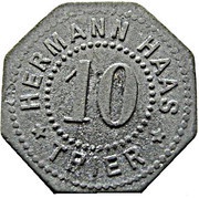 10 Pfennig - Trier Hermann Haas obverse image