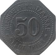 50 Pfennig - Trier, Germany, 1917 reverse image