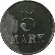 5 Mark - Uerdingen W A G, Germany,  reverse image