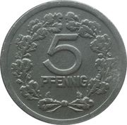 5 Pfennig - Vohwinkel, Germany, 1918 reverse image