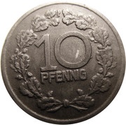 10 Pfennig - Vohwinkel, Germany, 1918 reverse image