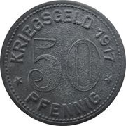 50 Pfennig - Wald im Rheinland, Germany, 1917 reverse image