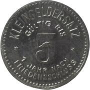 5 Pfennig - Gössnitz, Germany, 1918 reverse image