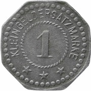 1 Pfennig - Meuselwitz Prehlitzgrube, Germany,  reverse image