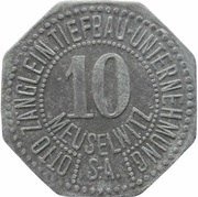 10 Pfennig - Meuselwitz Otto Zänglein, Tiefbau Unternehmung S.A. obverse image