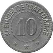 10 Pfennig - Meuselwitz Prehlitzgrube, Germany,  reverse image