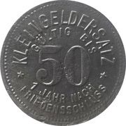 50 Pfennig - Meuselwitz, Germany, 1918 reverse image