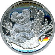 8 Dollars - Elizabeth II 4th Portrait - Koala - Silver Bullion Coin, Australia, 2013 reverse image