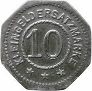10 Pfennig - Rositz Braunkohlenwerke A.G., Germany,  reverse image