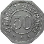 50 Pfennig - Rositz Braunkohlenwerke A.G., Germany,  reverse image