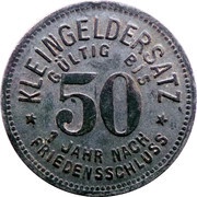 50 Pfennig - Schmölln, Germany, 1918 reverse image