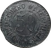 50 Pfennig - Friedrichswerth Eduard Meyer obverse image