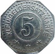 5 Pfennig - Coburg, Germany, 1917 reverse image