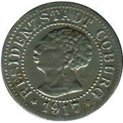 5 Pfennig - Coburg obverse image
