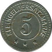 5 Pfennig - Coburg, Germany, 1917 reverse image