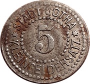 5 Pfennig - Gotha obverse image