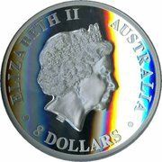8 Dollars - Elizabeth II 4th Portrait - Koala - Silver Proof Coin obverse image