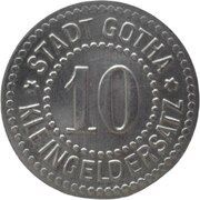 10 Pfennig - Gotha obverse image
