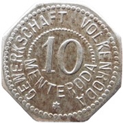 10 Pfennig - Menteroda Gewerkschaft Volkenroda obverse image