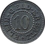 10 Pfennig - Ohrdruf, Germany, 1918 reverse image