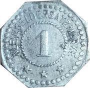 1 Pfennig - Rodach Max Roesler A. G., Germany,  reverse image