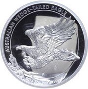 8 Dollars - Elizabeth II 4th Portrait - Australian Wedge-Tailed Eagle, Australia, 2014 reverse image