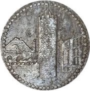 50 Pfennig - Pössneck, Germany, 1919 reverse image