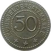 50 Pfennig - Saalfeld an der Saale, Germany, 1918 reverse image
