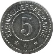 5 Pfennig - Salzungen, Germany, 1918 reverse image